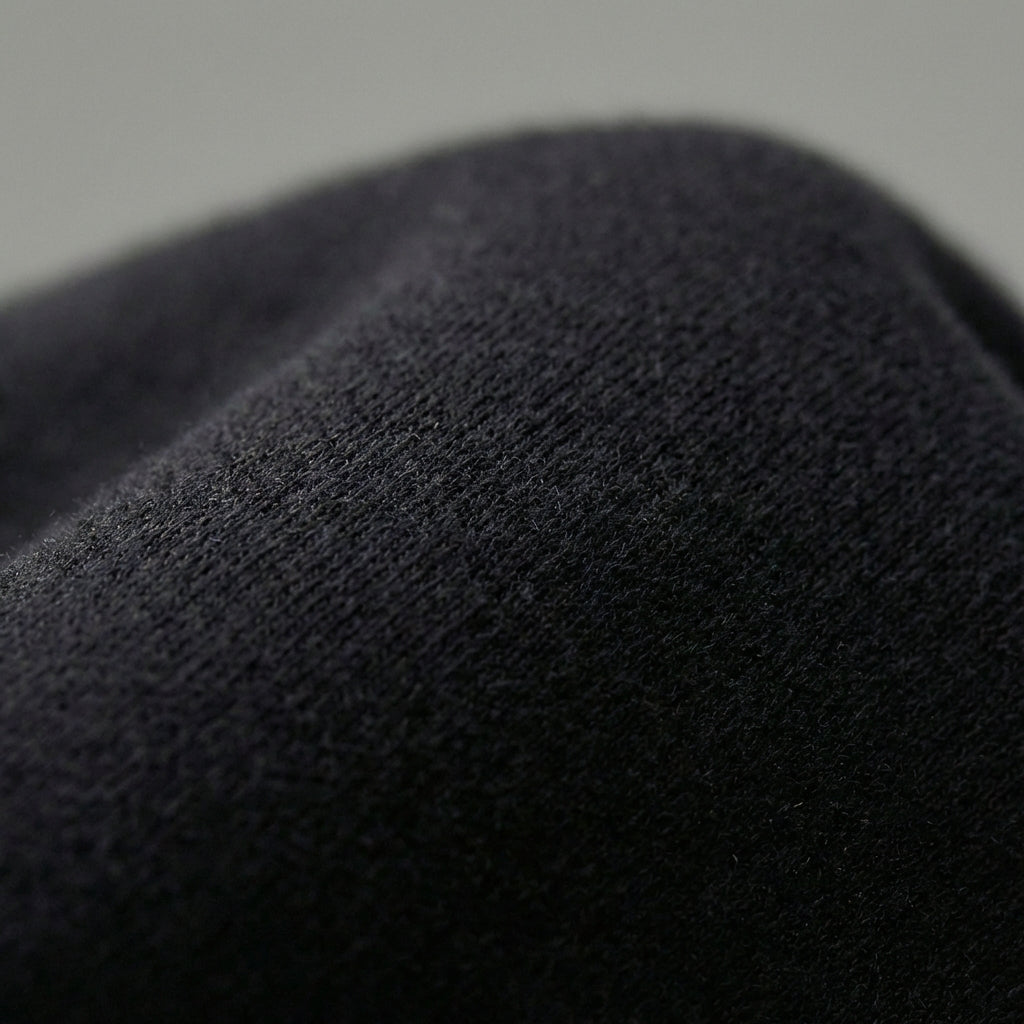 Close-up of dark gray fabric texture
